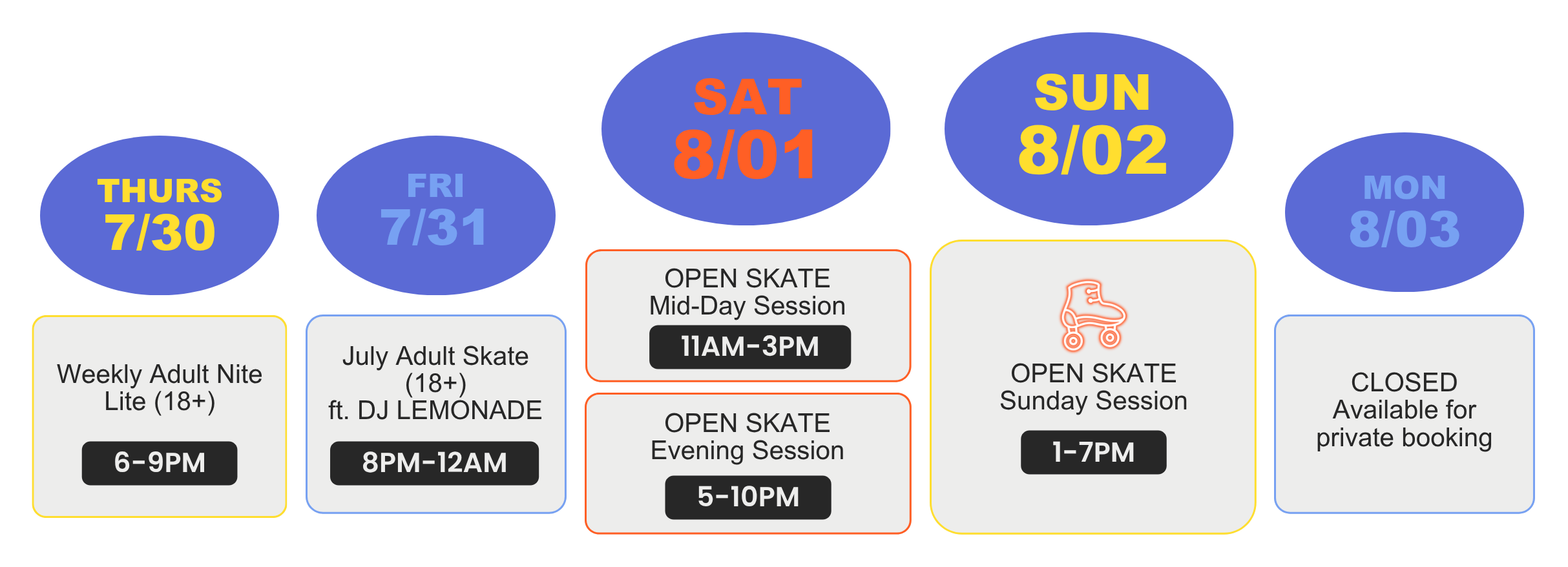 This week at Skate Time